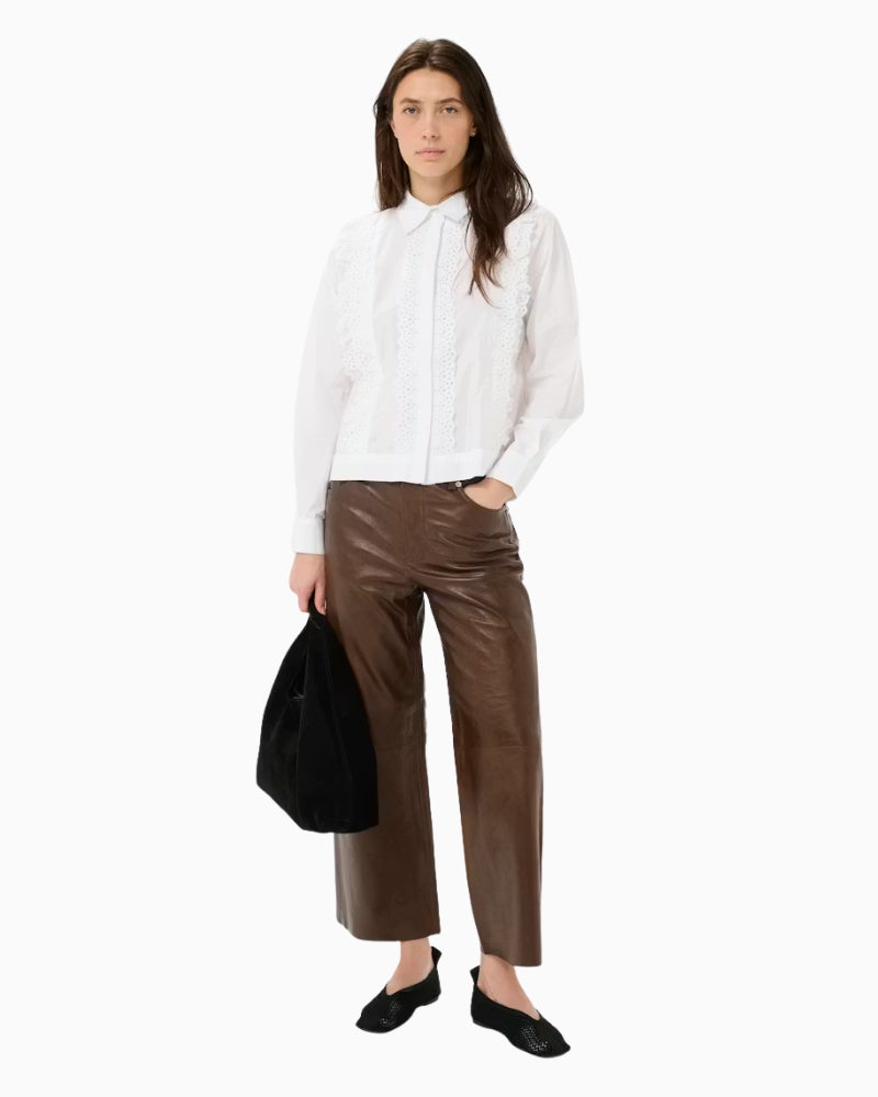 Part Two AnelinePW Shirt white full front detail