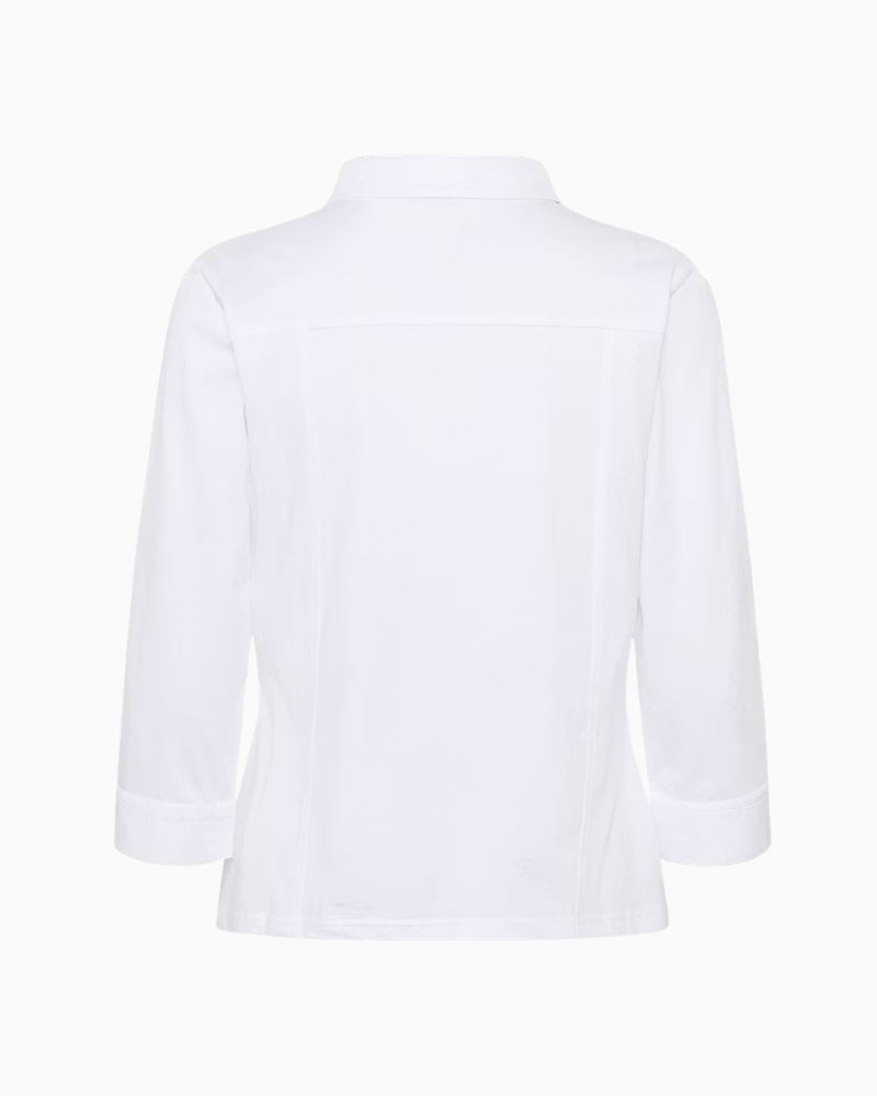 Part Two AnisePW shirt white flat lay back view