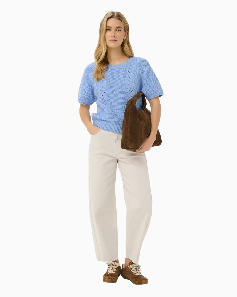 Part Two AnisettePW pullover openwork knit texture