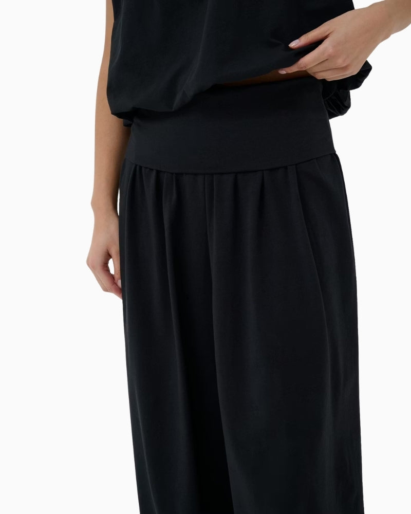 Part Two BeritePW Trousers in black waistband detail