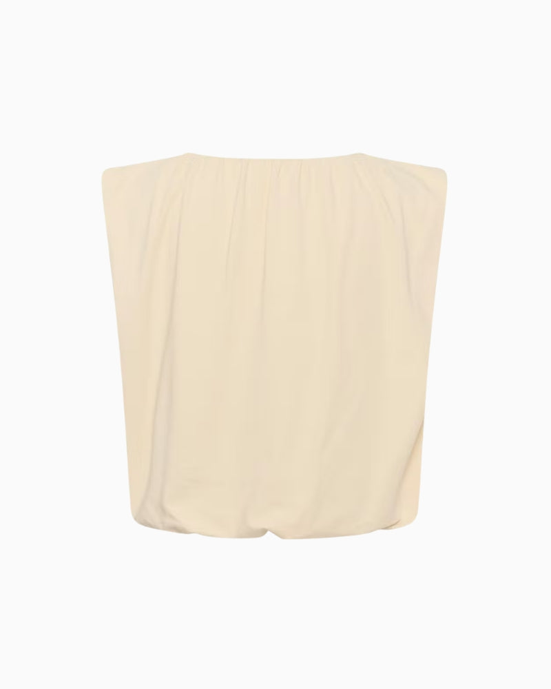 Part Two BerthinePW Top in beige back view