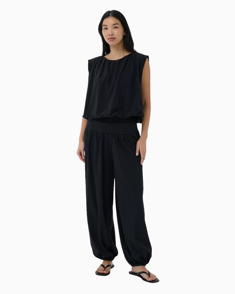 Part Two BerthinePW Top in black front view