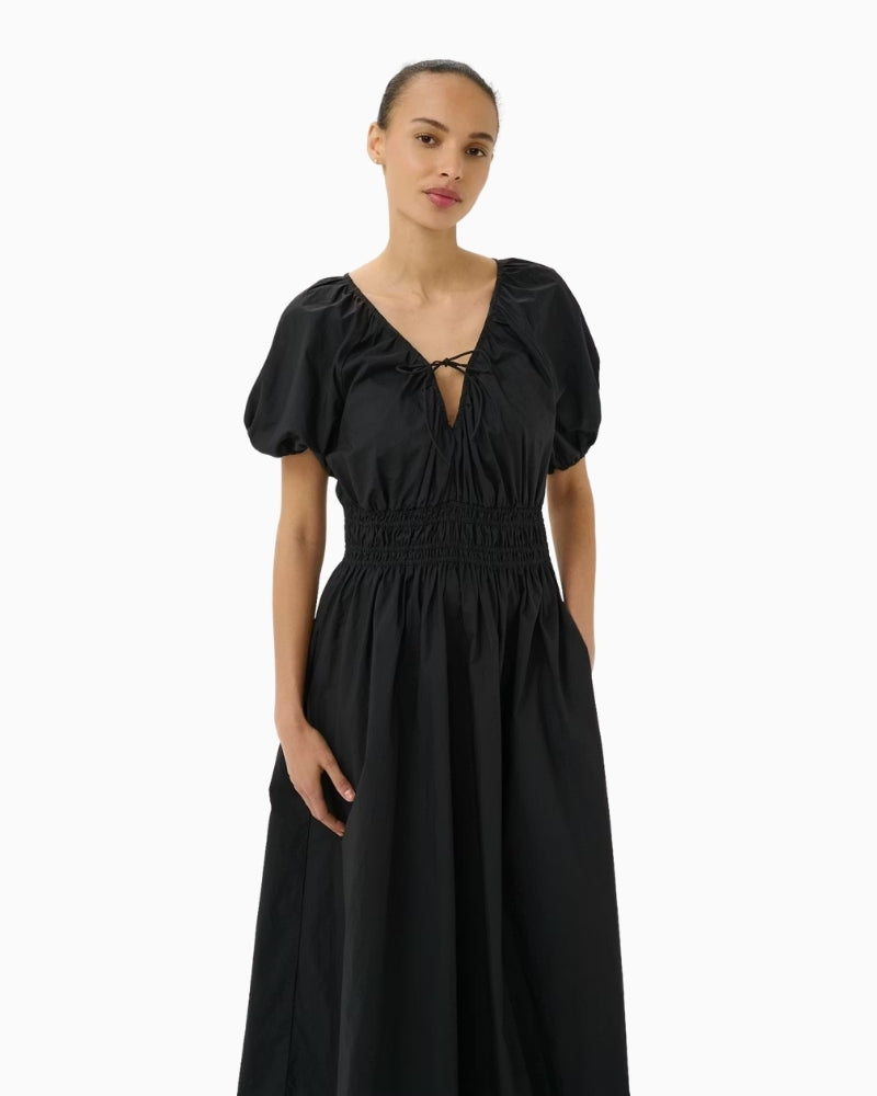 Part Two BodillaPW Dress in black sleeve detail