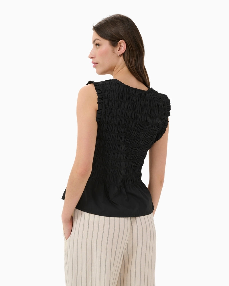 Part Two BorgnyPW Top in Black back view