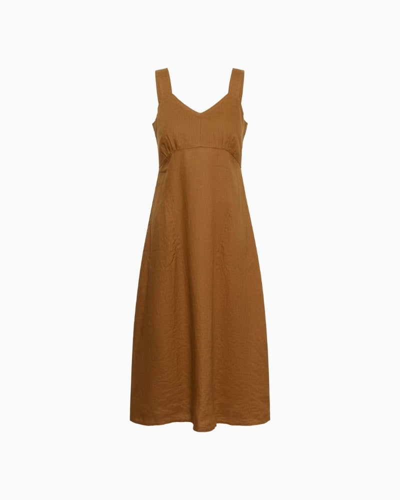 Part Two BotillePW Dress in brown flat lay