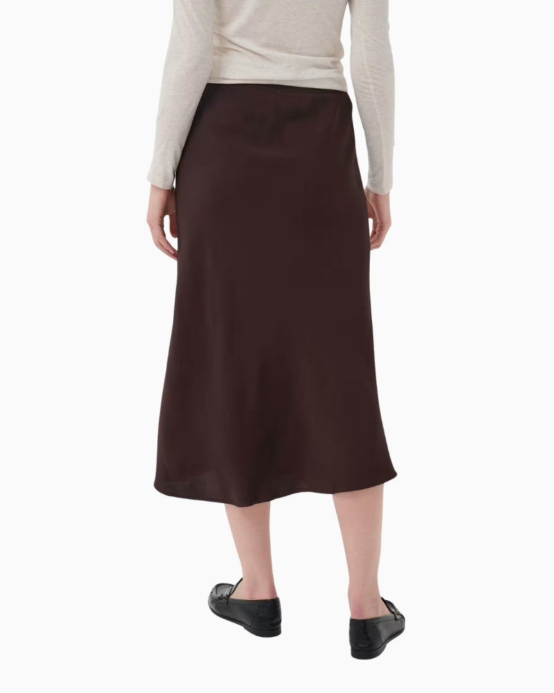 Part Two CandicePW Skirt in Brown back lookbook view