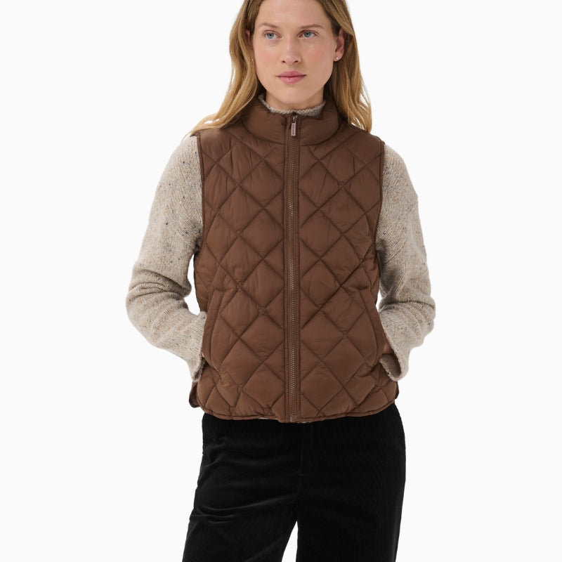 Part Two CarlotaPW Outerwear in Tan fabric detail