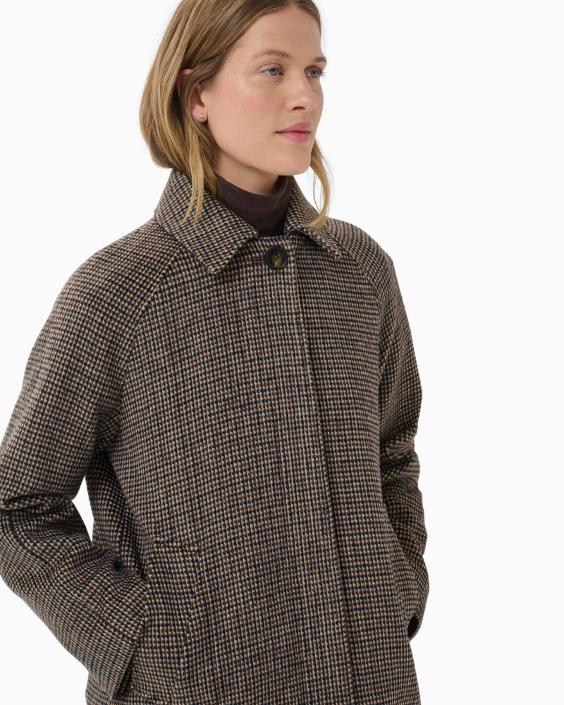 Part Two CatherinPW Outerwear in Check collar detail