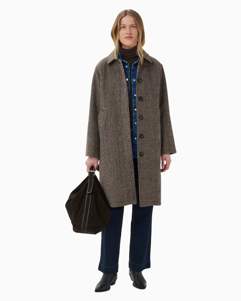 Part Two CatherinPW Outerwear in Check front view