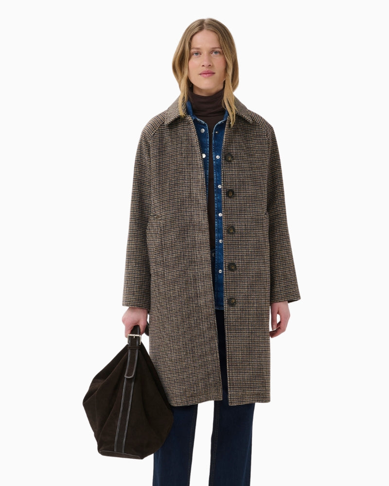 Part Two CatherinPW Outerwear in Check front view