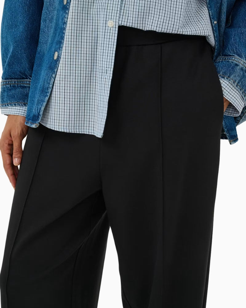 Part Two Colisa Barrel Trousers in Black side pocket detail