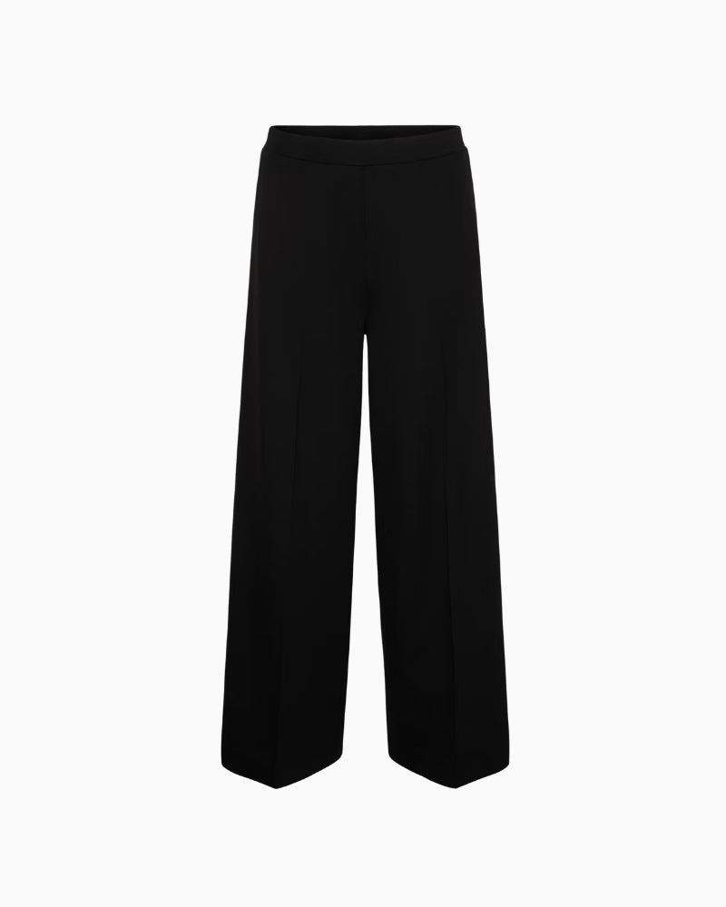 Part Two Concia Trousers in Black high-rise waistband detail