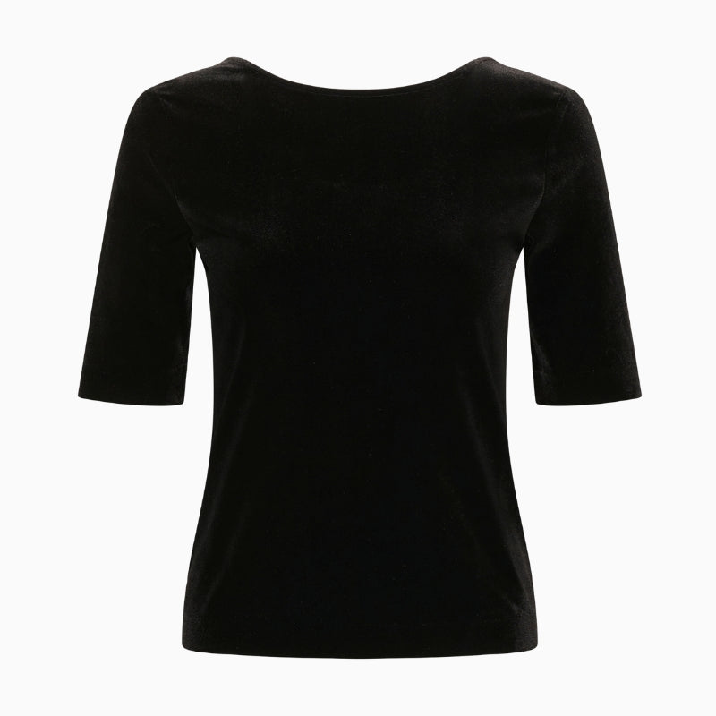 Part Two Diddi T-Shirt in black front view