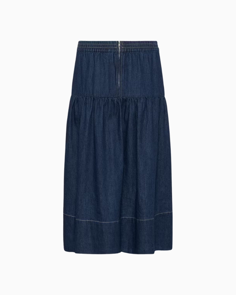 Part Two NelliaPW Skirt denim back view