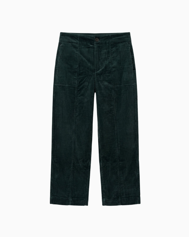 Part Two NettaPW Pants in Forest Green front view