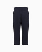 Back view of Part Two NettaPW trousers in navy cotton stretch