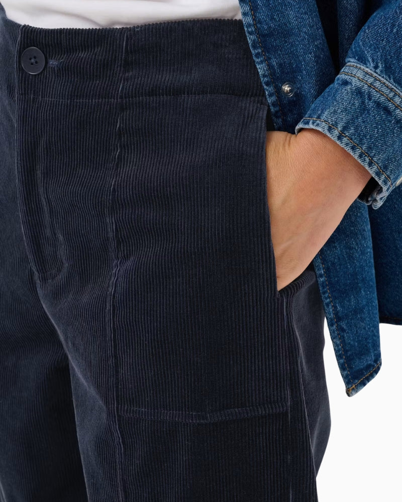 Part Two Netta PW Pants in Navy side pocket detail