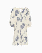 Flat lay back view of Part Two Ruthy Dress showing woven lightweight fabric and flowing silhouette