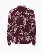 Back view of Shiroma blouse showing lightweight drape