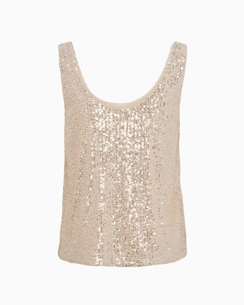 Part Two Tamana Top in Silver back detail