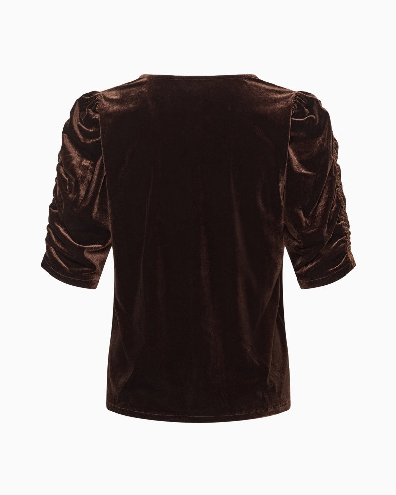 Part Two Valeriia Blouse in brown back view