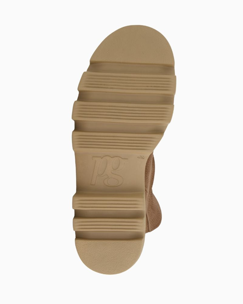 Back view of ankle boots highlighting easy zip fastening