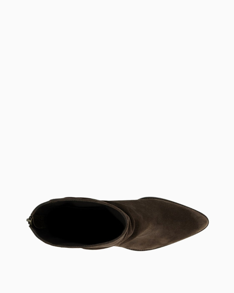 Paul Green Ankle Boot brown suede top view