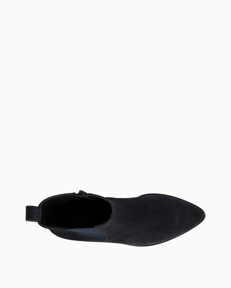 Paul Green Chelsea Boot navy suede top view