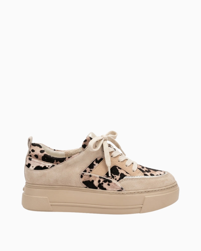 Paul Green Chunky Runner leopard sneakers side view