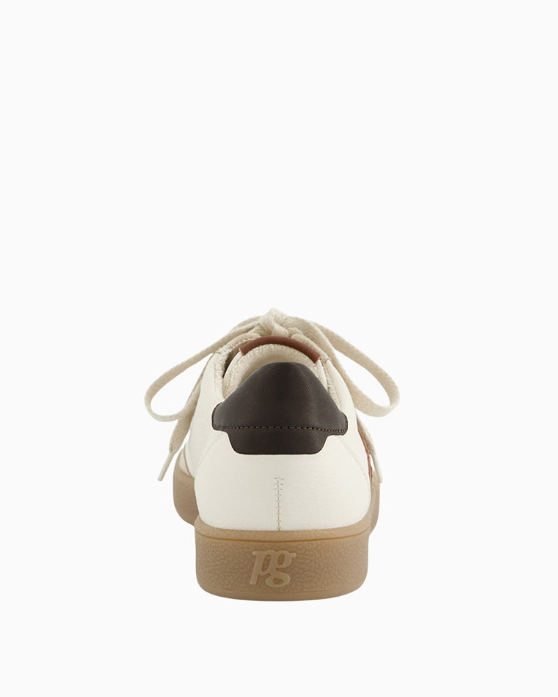 Paul Green Runner off-white and brown sneaker back view