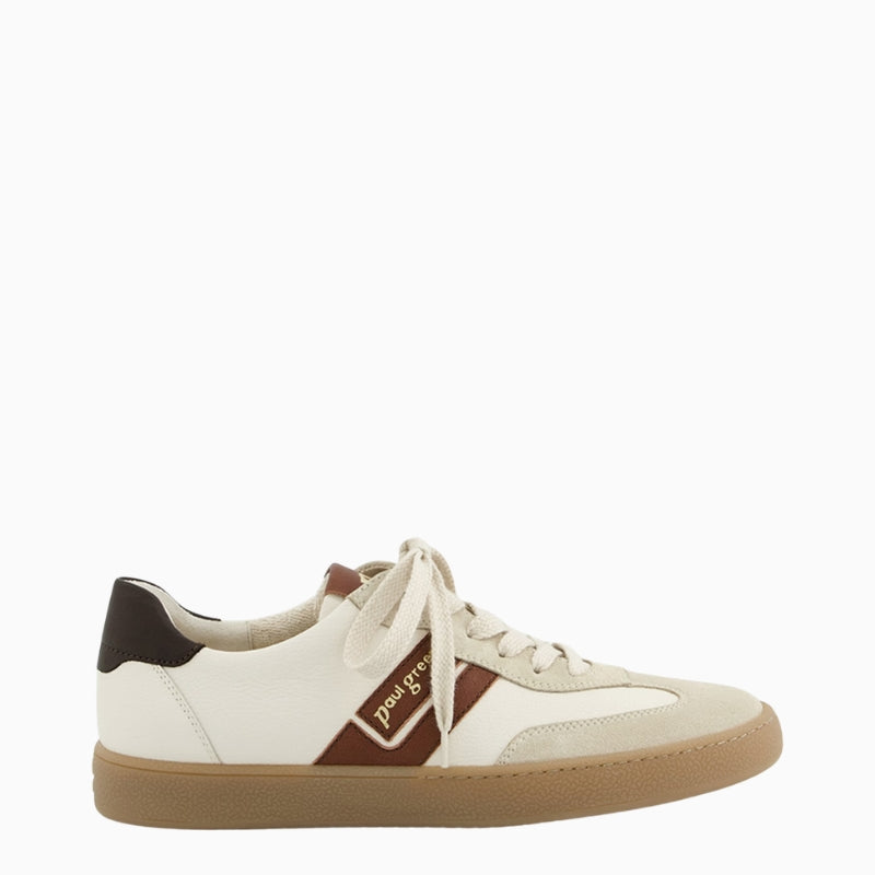 Paul Green Runner off-white and brown sneaker side view