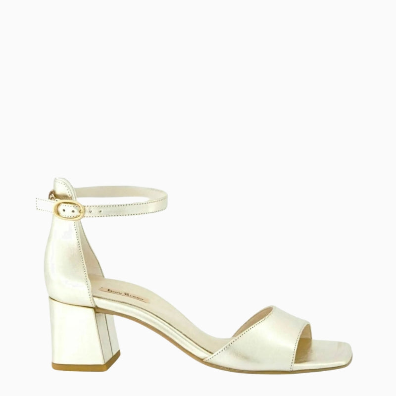 Paul Green Strap Sandal gold side view