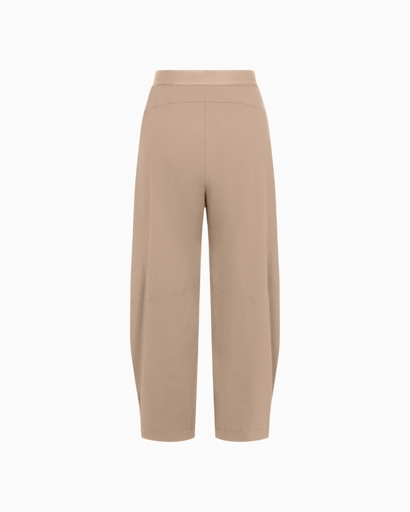 Raffaello Rossi Hale trousers, back view with elastic waistband detail – Áines Boutique