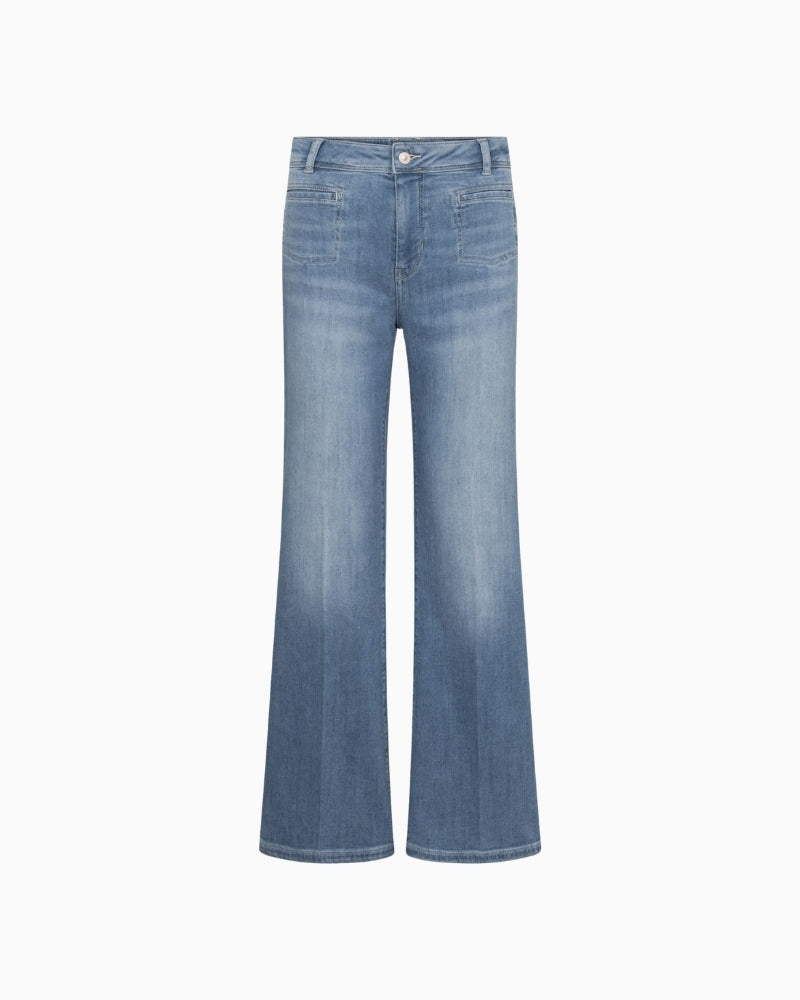 Raffaello Rossi Nella denim jeans front view white background – Áines Boutique