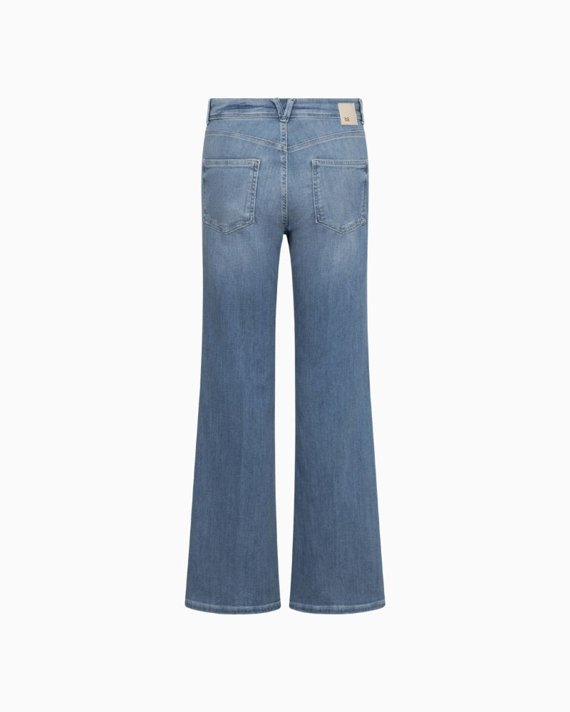 Raffaello Rossi Nella denim jeans back view white background – Áines Boutique