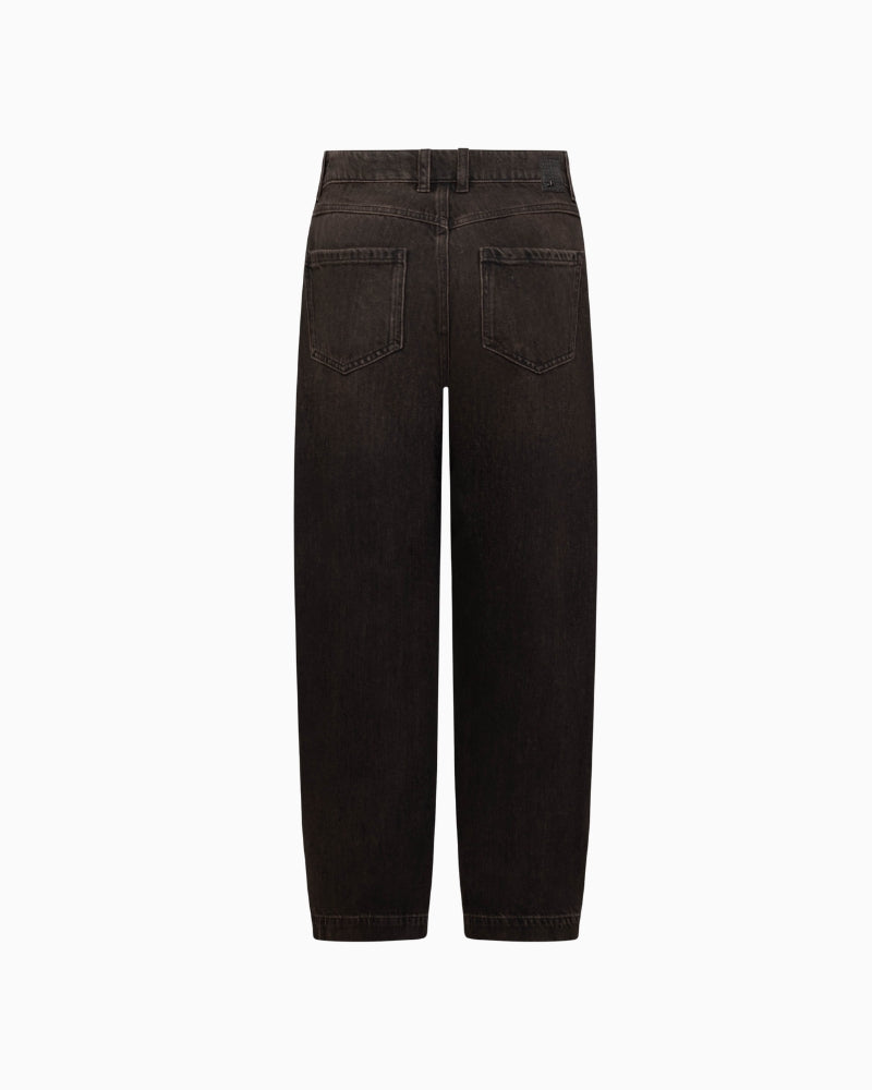 Raffaello Rossi Arin Jeans in brown back pocket detail