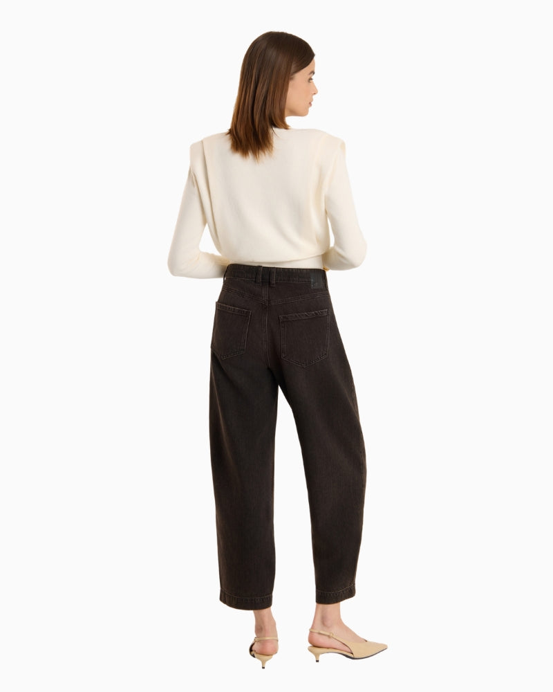 Raffaello Rossi Arin Jeans in brown back view