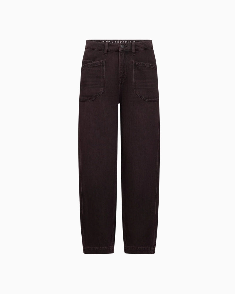 Raffaello Rossi Arin Jeans in burgundy front view