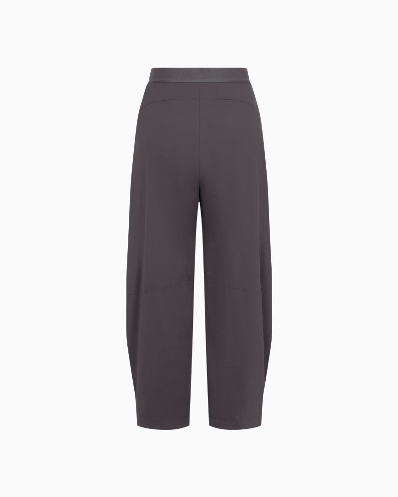 Raffaello Rossi Hale 7/8 trousers in Dark Brown back view