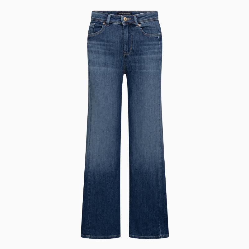 Raffaello Rossi Kira Crop Jeans in Denim front view