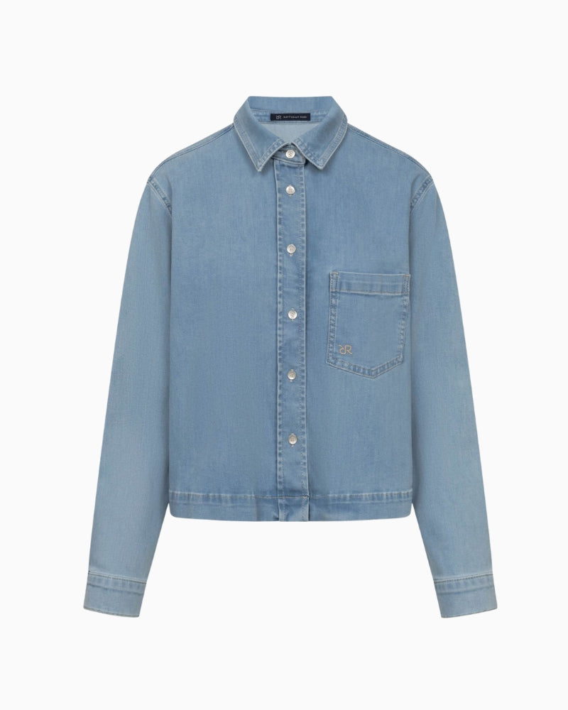 Raffaello Rossi Lima blouse chest pocket detail