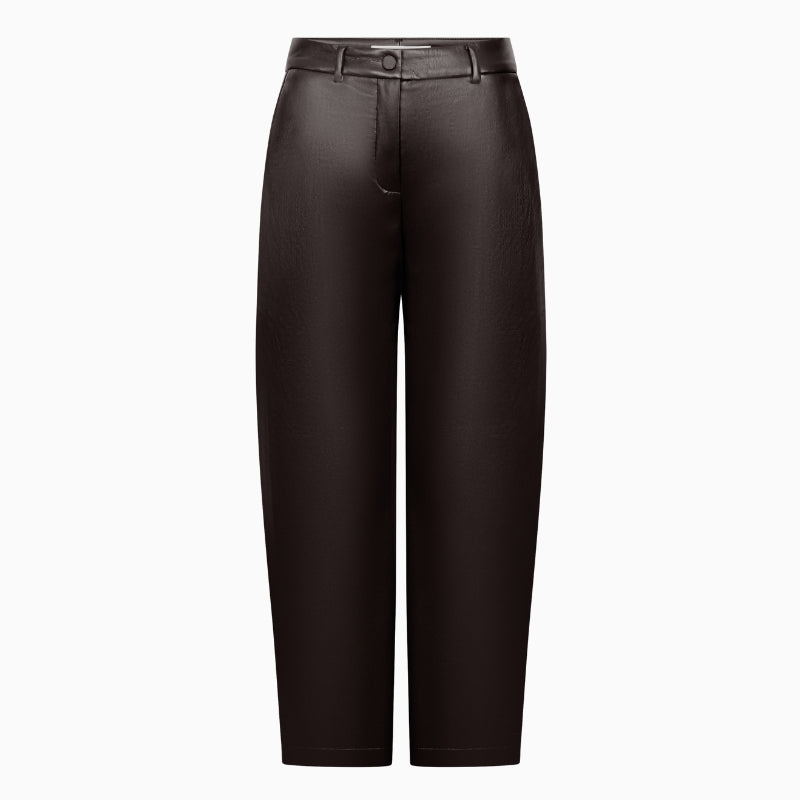 Raffaello Rossi Phibi 7/8 Pleater Pants in Aubergine front view