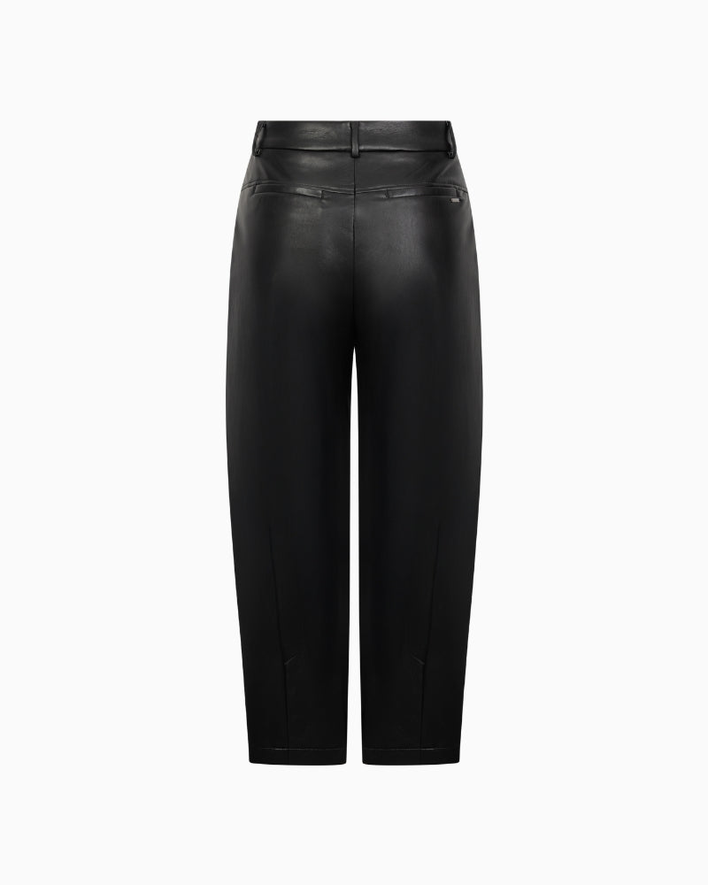 Raffaello Rossi Phibi 7/8 Pleater Pants in Black back view