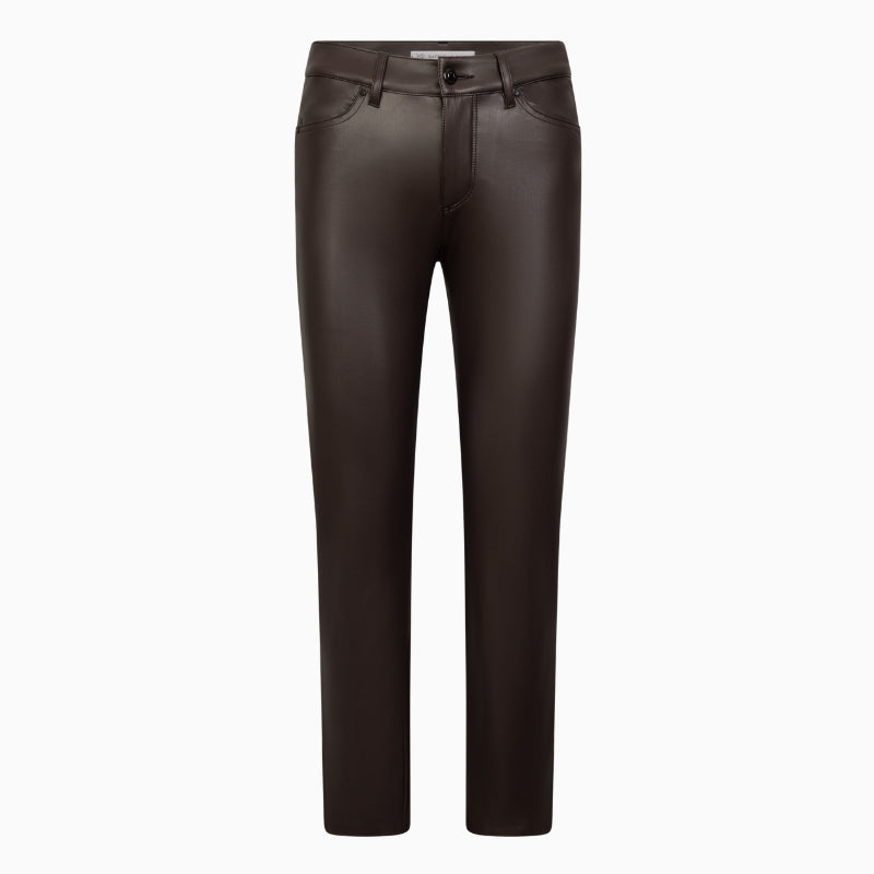 Raffaello Rossi Ronija 7/8 trousers in Dark Brown front view
