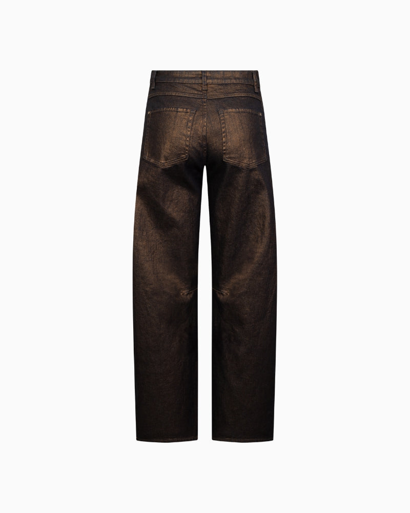 Raffaello Rossi Tira Jeans in Bronze back view