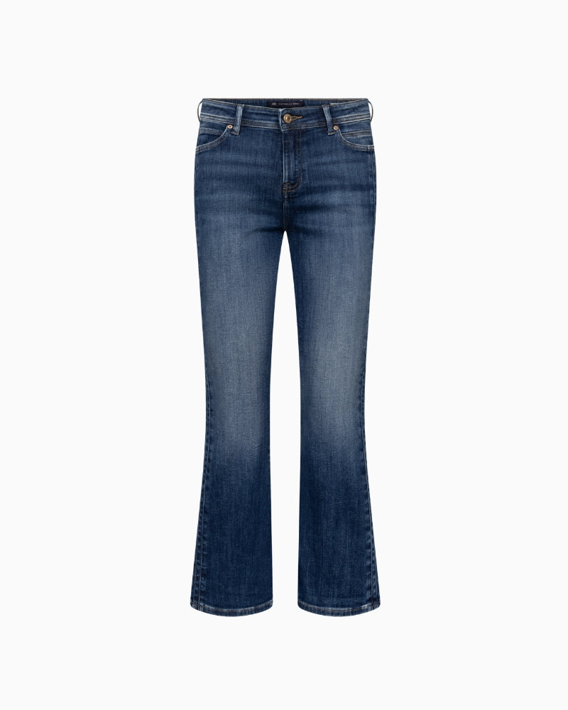 Raffaello Rossi Vic 7/8 Galon Jeans in Denim front view
