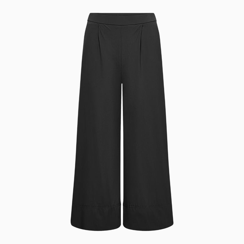 Raffaello Rossi wide leg pull-on pants flat lay front view – Áines Boutique