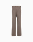 Back view showing smooth waistband and full-length leg