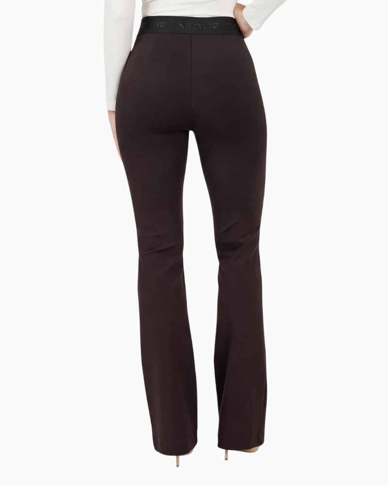 Robell Joella Trousers in dark brown back view