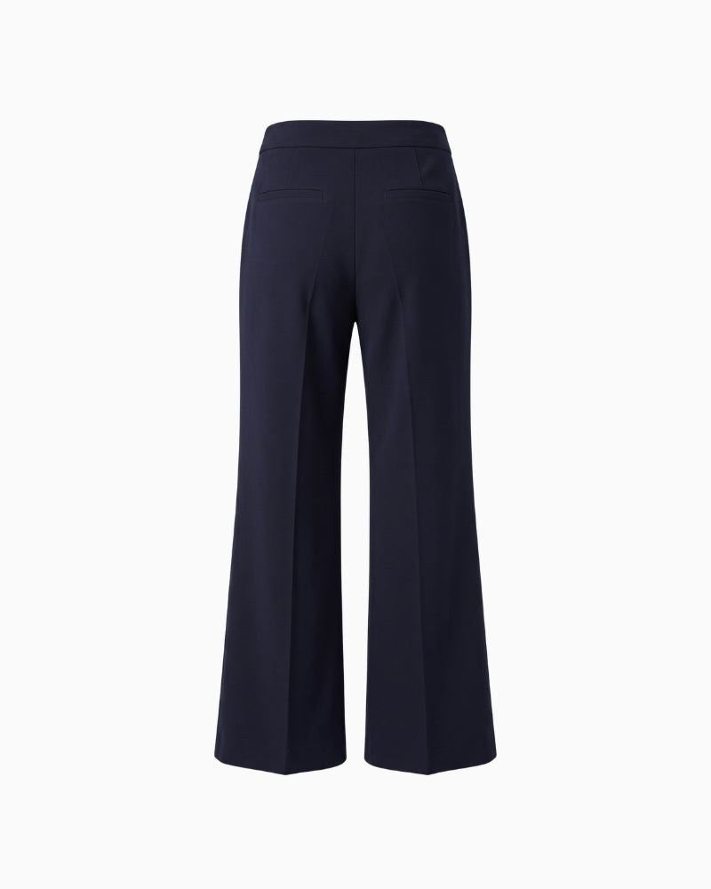 Robell Susanna Wide Leg Trousers in Navy back view